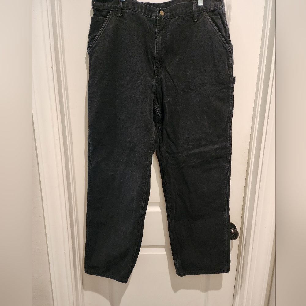 Carhartt Men's Relaxed Fit Jeans in Dark Gray